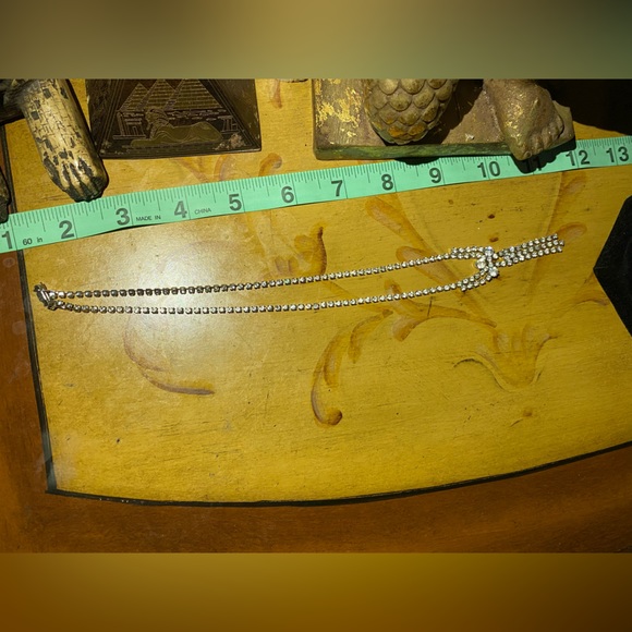 Vintage rhinestone necklace - Picture 5 of 9